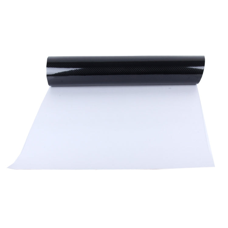 5D High Gloss Carbon Fiber Car Vinyl Wrap Sticker Decal Film Sheet Air ...
