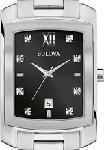 Load image into Gallery viewer, Authentic BULOVA Diamond Accented Stainless Steel Mens Watch Maverick Sales 1