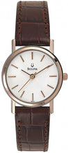 Load image into Gallery viewer, Authentic BULOVA Classic Brown Leather Ladies Watch Maverick Sales 1