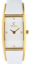 Load image into Gallery viewer, Authentic OBAKU Denmark White Leather Ladies Watch Maverick Sales 1