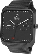 Load image into Gallery viewer, Authentic OBAKU Denmark Harmony Black Stainless Steel Mens Watch Maverick Sales 1