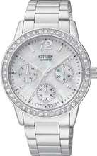 Load image into Gallery viewer, Authentic CITIZEN Swarovski Crystal Mother Of Pearl Multifunction Ladies Watch Maverick Sales 1
