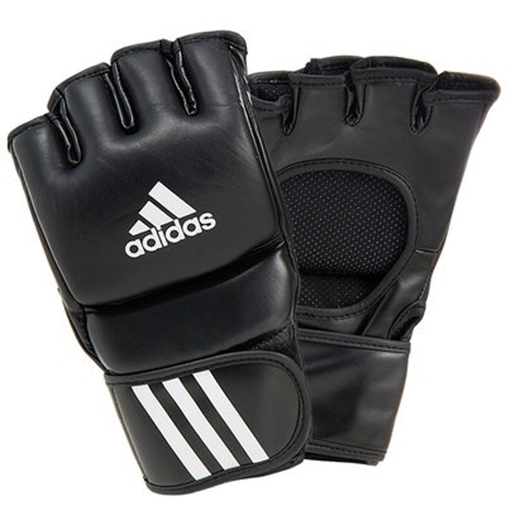 ADIDAS Ultimate Leather Fight Gloves (Black) - XL