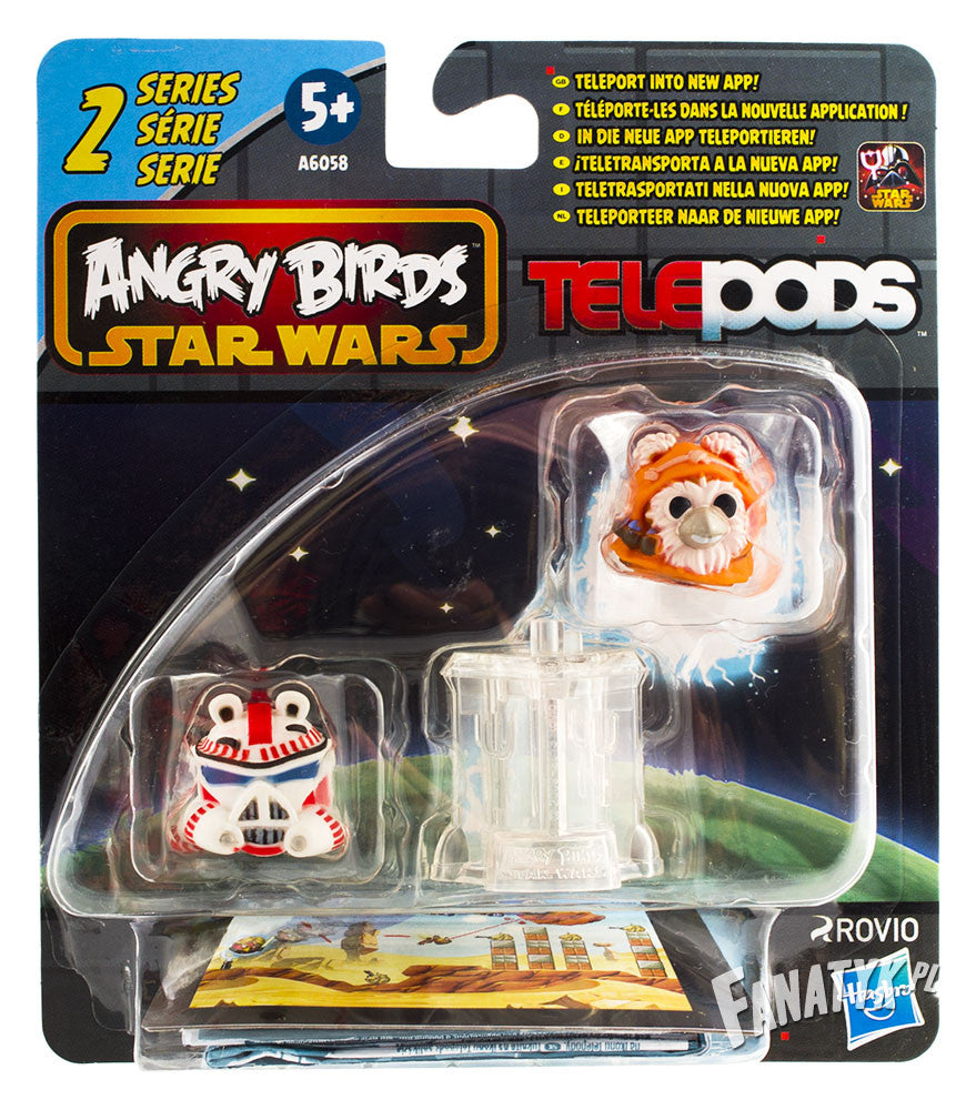 Angry Birds Star Wars Series 2 TelePods - Wicket W. Warrick vs. Shock Trooper Pig