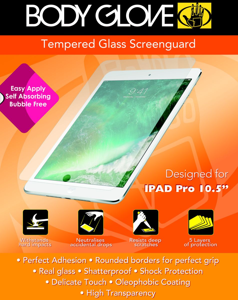 BODY GLOVE Tempered Glass Screen Guard - IPad Pro 10.5