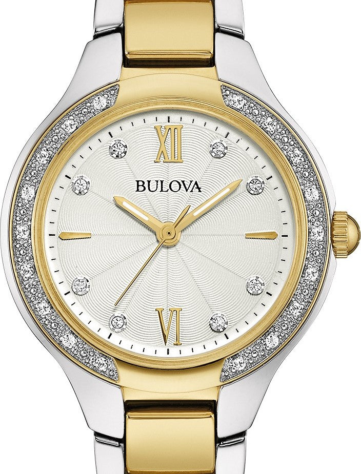 Authentic BULOVA Maiden Lane Diamond Collection Ladies Watch