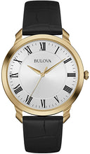 Load image into Gallery viewer, Authentic BULOVA Ultra Slim Black Leather Mens Dress Watch Maverick Sales 1
