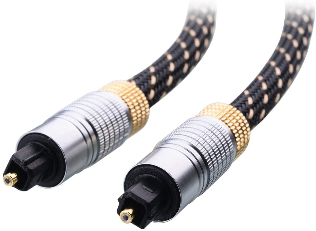 CABLE MATTERS 10ft Premium Quality Toslink Optical Digital Audio Cable