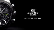 Load image into Gallery viewer, Authentic CASIO Edifice Black Leather Chronograph Mens Watch Maverick Sales 1