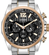 Load image into Gallery viewer, Authentic CITIZEN Eco-Drive ShadowHawk Stainless Steel Chronograph Mens Watch Maverick Sales 1