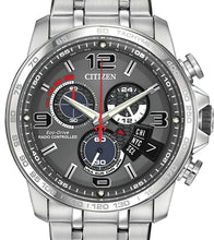 Load image into Gallery viewer, Authentic CITIZEN Eco Drive Stainless Steel Atomic Timekeeping Chronograph Mens Watch Maverick Sales 1
