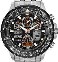 Load image into Gallery viewer, Authentic CITIZEN Eco-Drive Skyhawk Atomic Timekeeping Flight Chronograph Mens Watch Maverick Sales 1