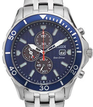 Load image into Gallery viewer, Authentic CITIZEN Eco-Drive Stainless Steel Chronograph Mens Watch Maverick Sales 1
