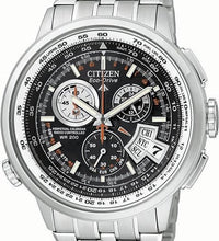 Load image into Gallery viewer, Authentic CITIZEN Eco Drive Stainless Steel Atomic Timekeeping Perpetual Calendar Chronograph Mens Watch Maverick Sales 1