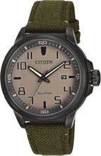 Load image into Gallery viewer, Authentic CITIZEN Eco-Drive Military Green Mens Watch Maverick Sales 1