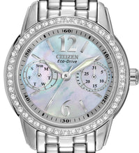 Load image into Gallery viewer, Authentic CITIZEN Eco-Drive Silhouette Mother Of Pearl Multifunction Ladies Watch Maverick Sales 1