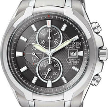 Load image into Gallery viewer, Authentic CITIZEN Eco-Drive Titanium Collection Chronograph Mens Watch Maverick Sales 1