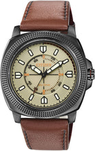 Load image into Gallery viewer, Authentic CITIZEN Eco-Drive CTO Brown Leather Mens Watch Maverick Sales 1