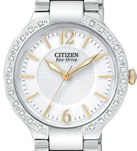 Load image into Gallery viewer, Authentic CITIZEN Eco-Drive Firenza Diamond Accented Stainless Steel Ladies Watch Maverick Sales 1
