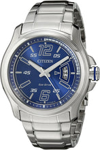 Load image into Gallery viewer, Authentic CITIZEN Eco-Drive Stainless Steel Blue Dial Mens Watch Maverick Sales 1