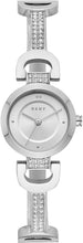 Load image into Gallery viewer, Authentic DKNY City Link Crystal Accented Stainless Steel Ladies Watch
