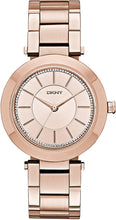 Load image into Gallery viewer, Authentic DKNY Stanhope Rose Gold Crystal Accented Stainless Steel Ladies Watch Maverick Sales 1