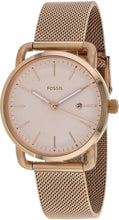 Load image into Gallery viewer, Authentic FOSSIL Commuter Rose Gold Stainless Steel Ladies Watch Maverick Sales 1