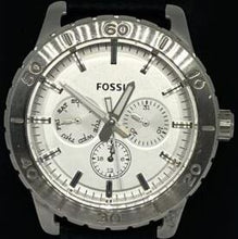 Load image into Gallery viewer, Authentic FOSSIL Black Leather Multifunction Mens Watch Maverick Sales