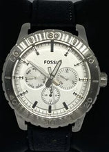 Load image into Gallery viewer, Authentic FOSSIL Black Leather Multifunction Mens Watch Maverick Sales