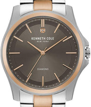Load image into Gallery viewer, Authentic KENNETH COLE Diamond Accented Two Tone Stainless Steel Mens Watch Maverick Sales 1
