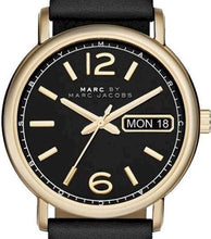 Load image into Gallery viewer, Authentic MARC JACOBS Fergus Black Leather Ladies Watch Maverick Sales 1