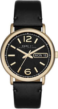 Load image into Gallery viewer, Authentic MARC JACOBS Fergus Black Leather Ladies Watch Maverick Sales 1
