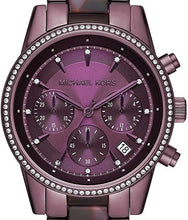 Load image into Gallery viewer, Authentic MICHAEL KORS Ritz Crystal Chronograph Ladies Watch Maverick Sales 1