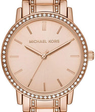 Load image into Gallery viewer, Authentic MICHAEL KORS Melissa Glitz Rose Gold Ladies Watch
