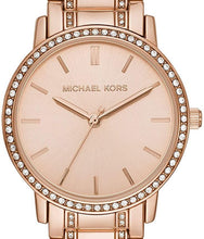 Load image into Gallery viewer, Authentic MICHAEL KORS Melissa Glitz Rose Gold Ladies Watch Maverick Sales 1