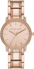 Load image into Gallery viewer, Authentic MICHAEL KORS Melissa Glitz Rose Gold Ladies Watch Maverick Sales 1