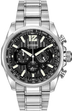 Load image into Gallery viewer, Authentic CITIZEN Eco-Drive ShadowHawk Stainless Steel Chronograph Mens Watch