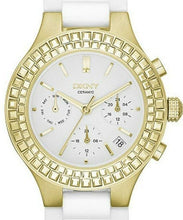Load image into Gallery viewer, Authentic DKNY White Ceramic Gold Tone Multifunction Ladies Watch Maverick Sales 1