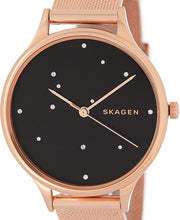 Load image into Gallery viewer, Authentic SKAGEN Denmark Anita Crystal Accented Rose Gold Ladies Watch Maverick Sales 1