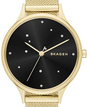 Load image into Gallery viewer, Authentic SKAGEN Denmark Anita Crystal Accented Gold Tone Ladies Watch Maverick Sales 1