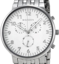 Load image into Gallery viewer, Authentic SKAGEN Denmark Ancher Stainless Steel Chronograph Mens Watch Maverick Sales 1