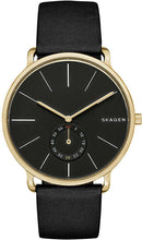 Load image into Gallery viewer, Authentic SKAGEN Denmark Hagen Black Leather Mens Watch Maverick Sales 1