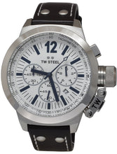 Load image into Gallery viewer, Authentic TW STEEL CEO Canteen Black Leather Chronograph Mens Watch Maverick Sales 1