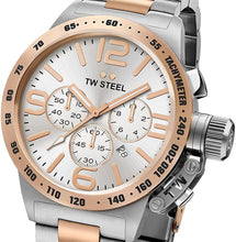 Load image into Gallery viewer, Authentic TW STEEL Canteen Two Tone Chronograph Oversized Mens Watch