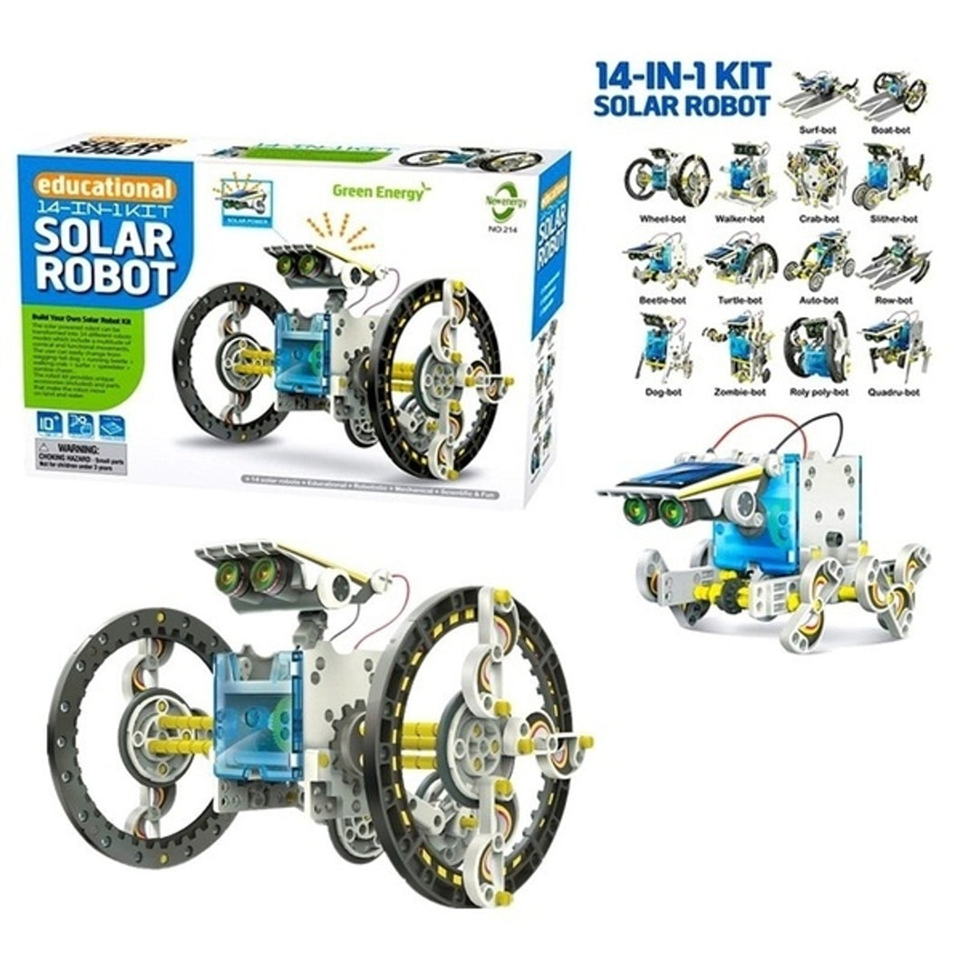 Solar Rower Robot 14-In-1 Educational Solar Robot Kit – Maverick Sales