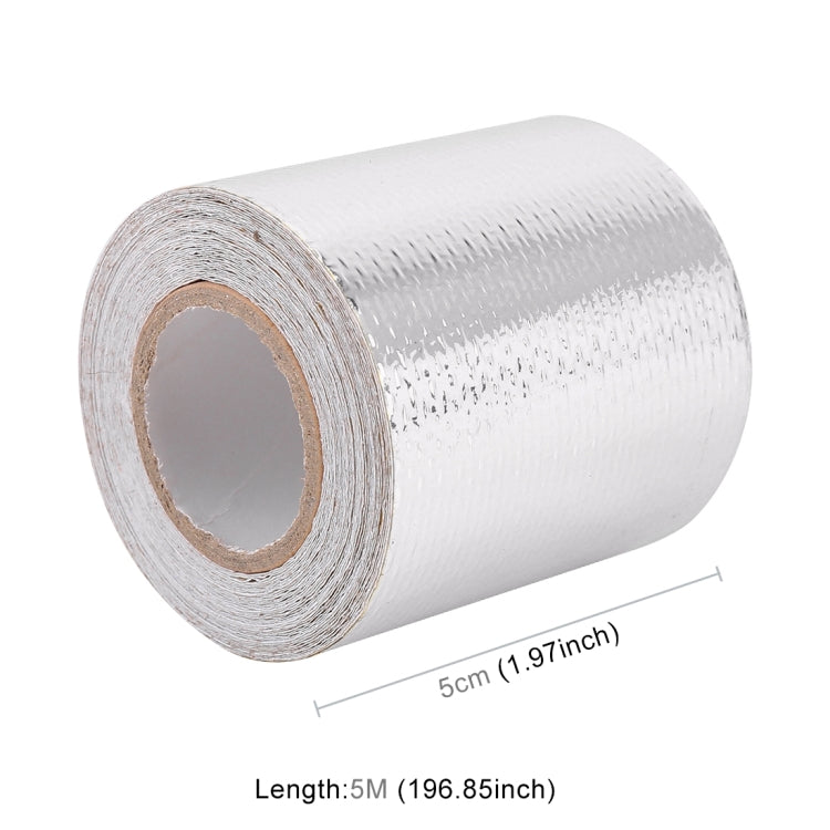 thumbnail image 2 of 3-SIZE Exhaust Heat Shield Mat Automotive Embossed Aluminum Muffler Exhaust Wrap 2 of 14