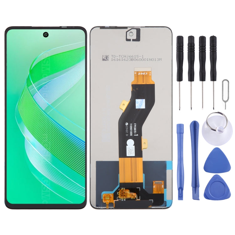 For Infinix Smart 8 X6525 OEM LCD Screen with Digitizer Full
