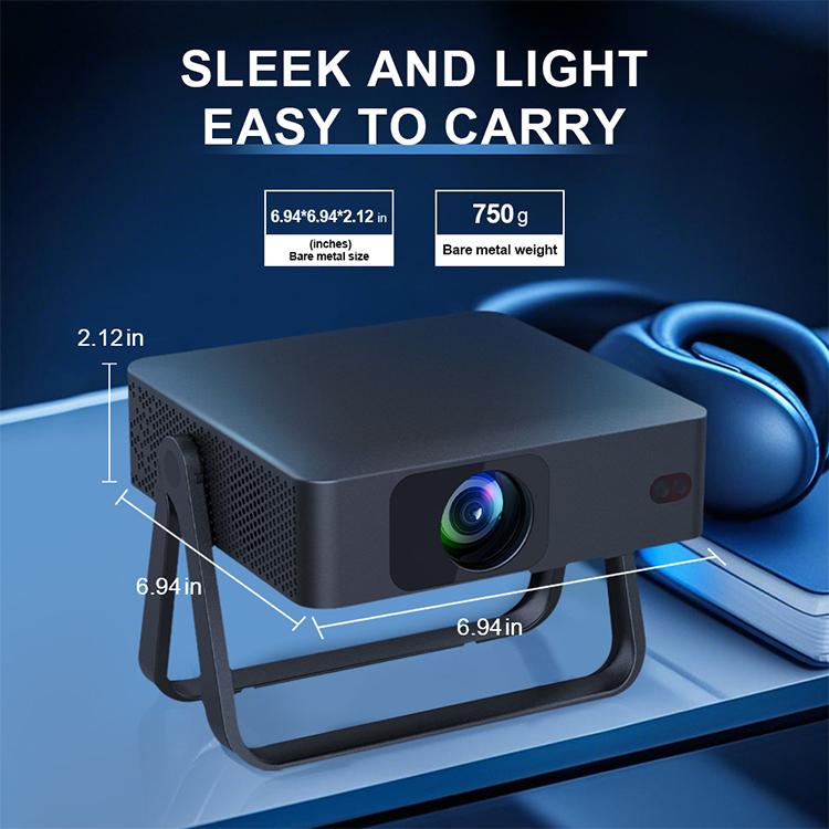 N5-A 1280x720P LCD Smart HD Projector, Plug:US Plug(Black) – Maverick Sales