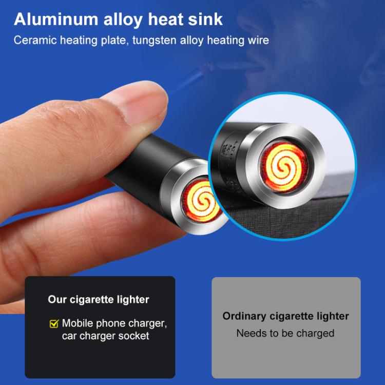cigarette lighter hot plate Type-C mini Car Cigarette Lighter(Dark Grey) – Maverick Sales