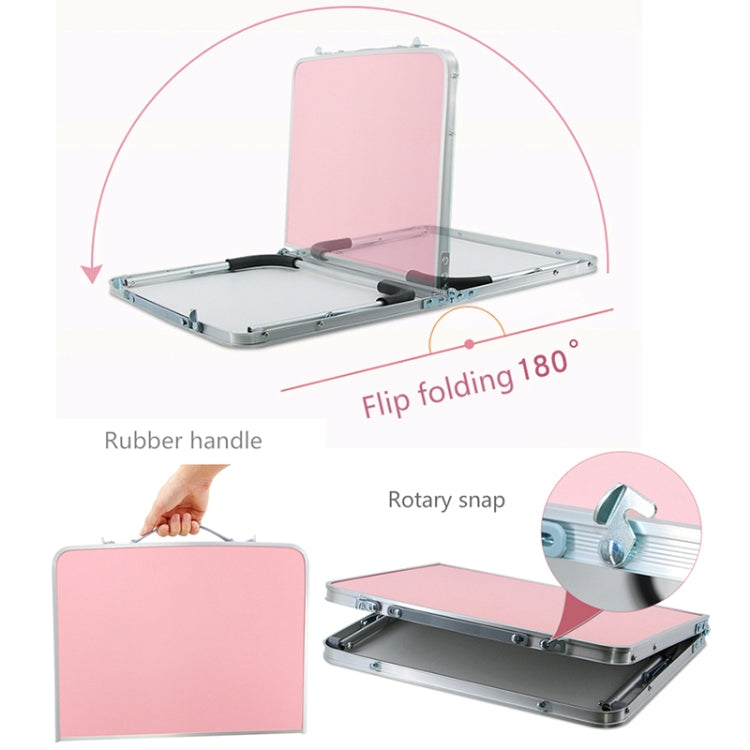 Rubber Mat Adjustable Portable Laptop Table Folding Stand Computer Rea ...